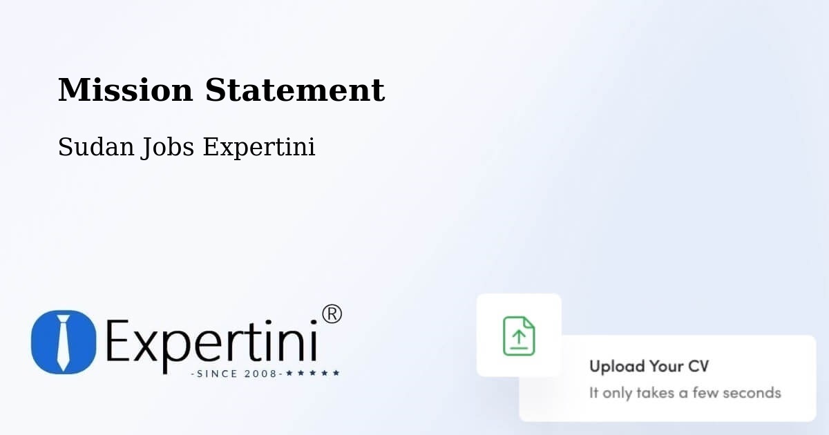 Corporate Mission – Ad Dindar - Sudan Jobs Expertini